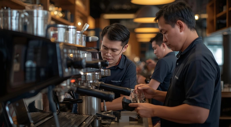 Quy trình sửa chữa máy pha cà phê Bình Dương chuyên nghiệp tại VinatecCoffee
